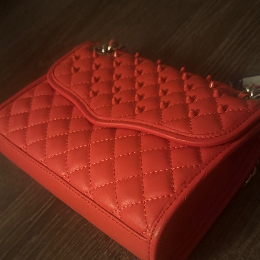 Rebecca Minkoff Chic Orange Quilted Women's Bag
